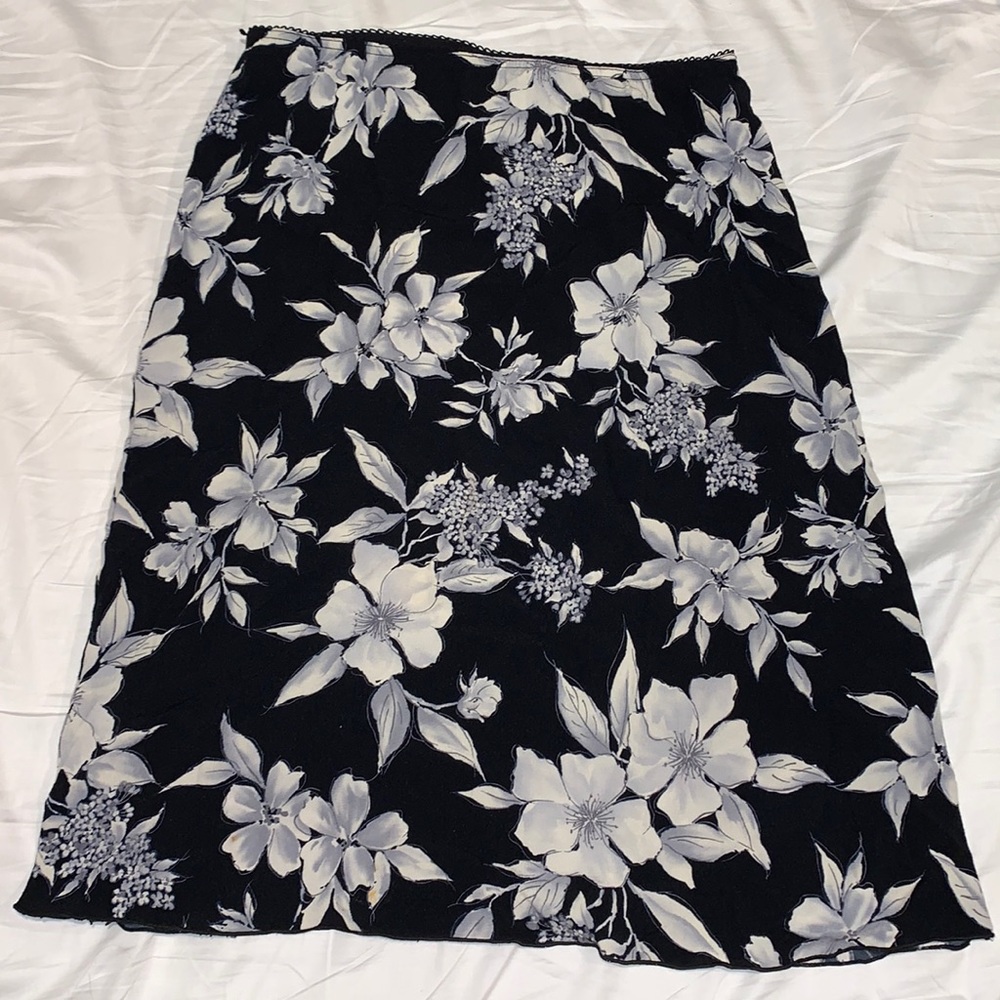 Floral Midi Skirt